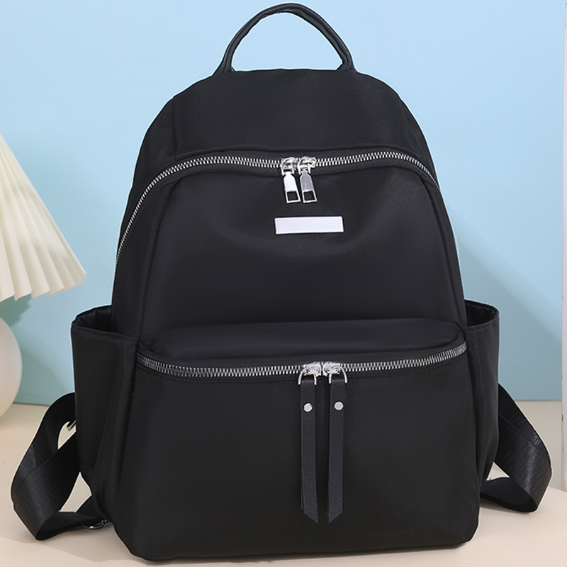 Mini Backpack Purse - Lightweight Nylon Fabric Women's Backpack Simple