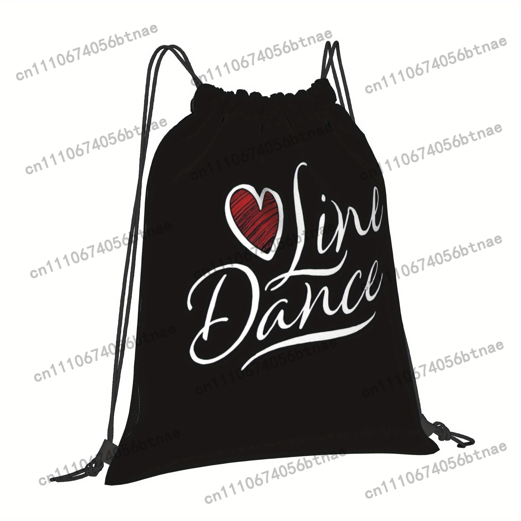 LOVE Line Dance Drawstring Bag - Drawstring Gym Bag recension och pris