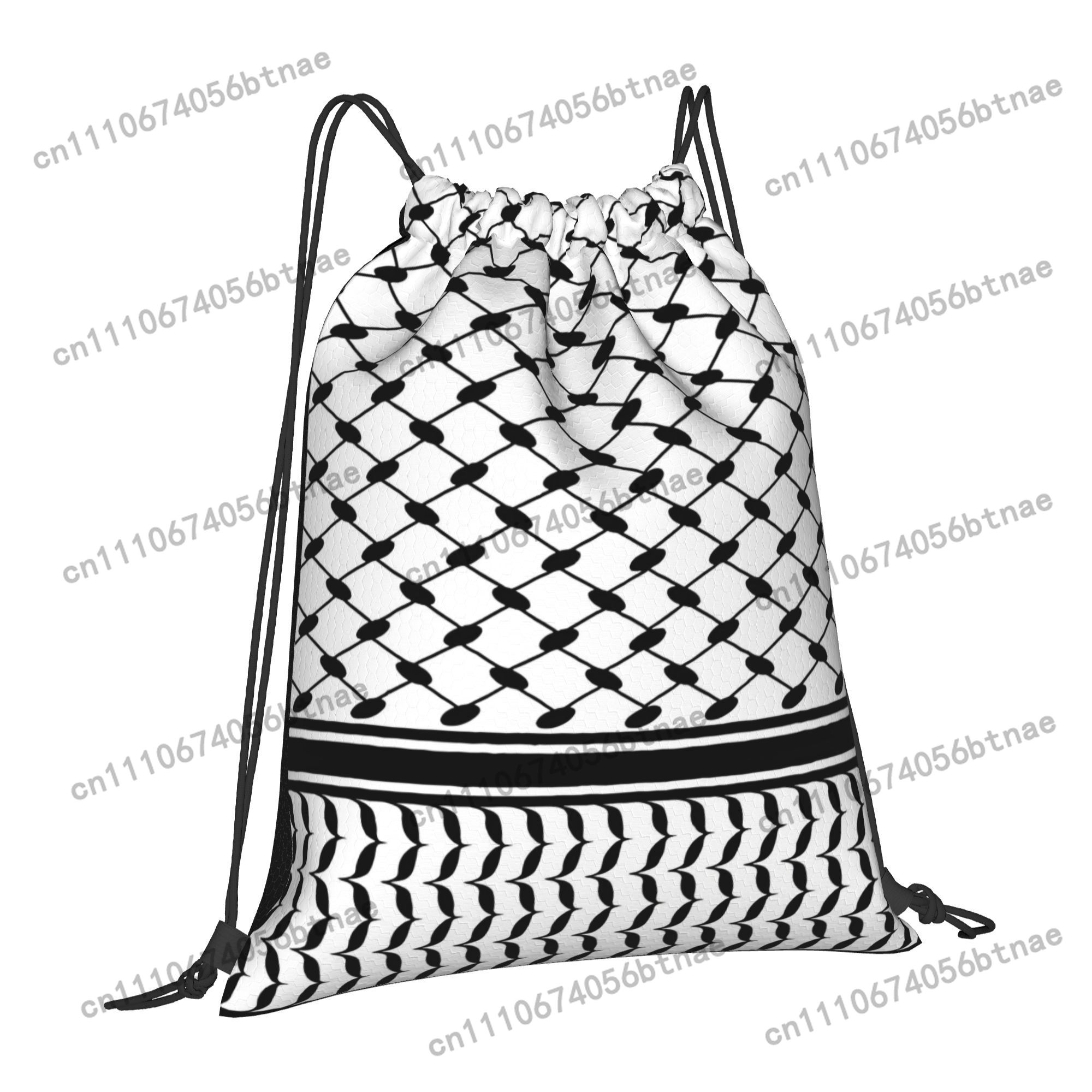 Kufiya Middle Eatern Pattern D - Drawstring Gym Bag recension och pris