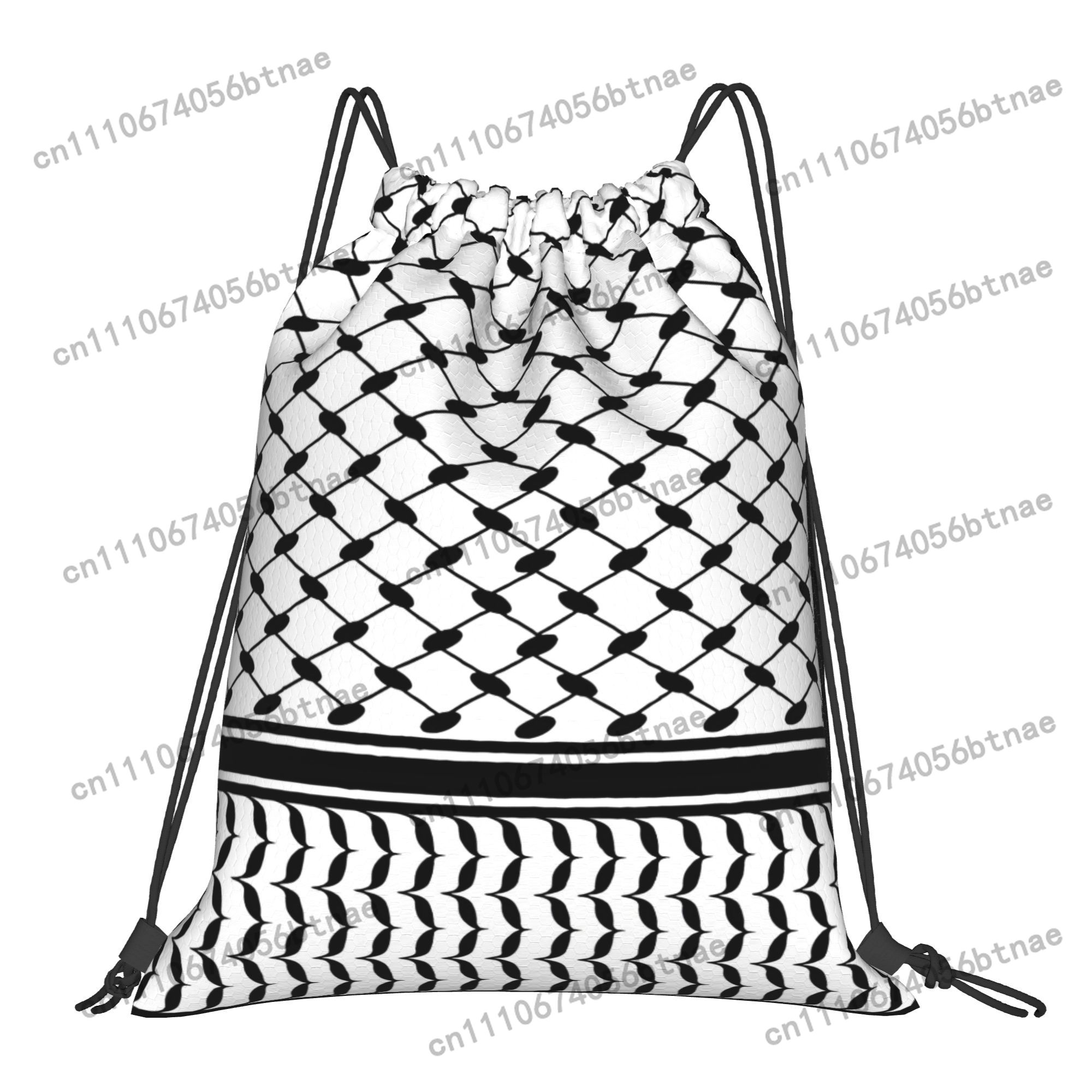 Kufiya Middle Eatern Pattern D - Drawstring Gym Bag recension och pris