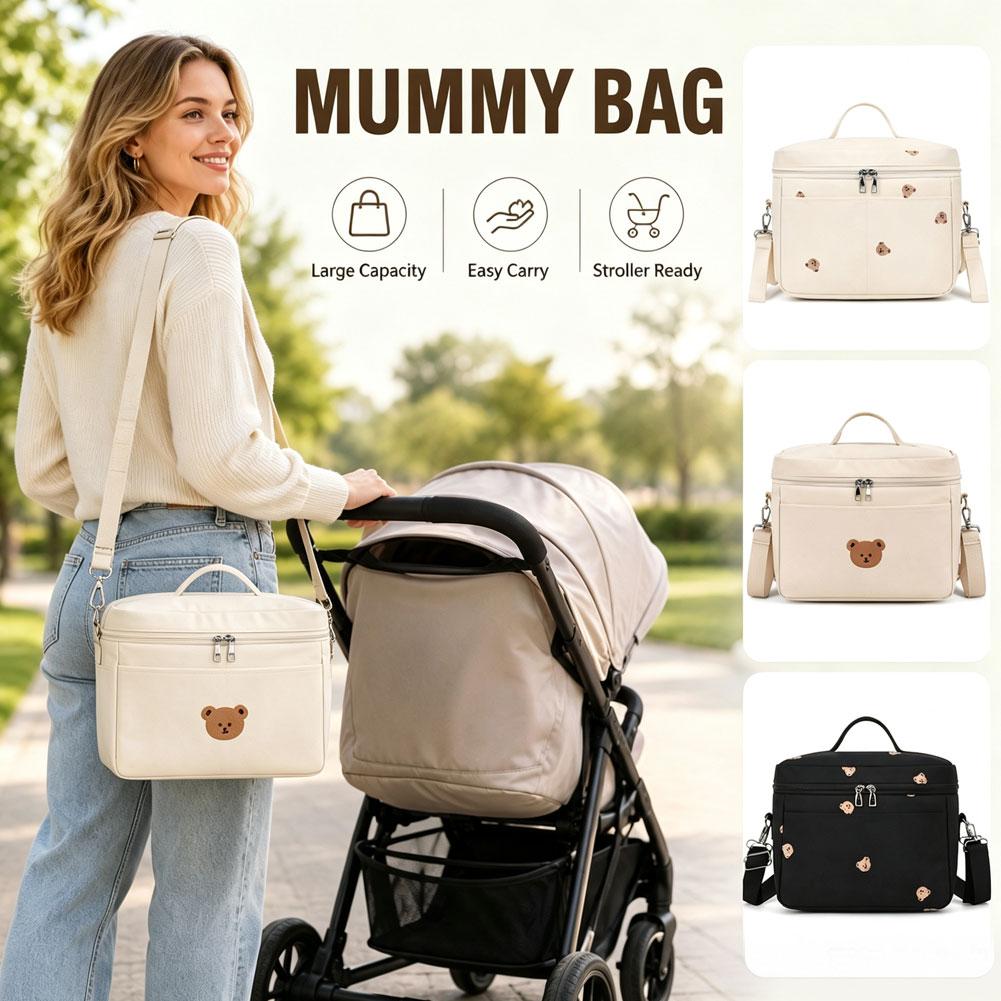 Cute Bear Bottle Cooler Bag Th - Backpack Diaper Bag recension och pris