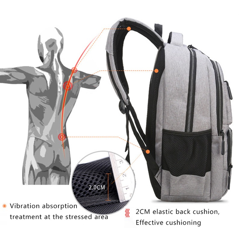 Large Capacity Backpack Men La - Laptop Backpack 15.6 recension och pris