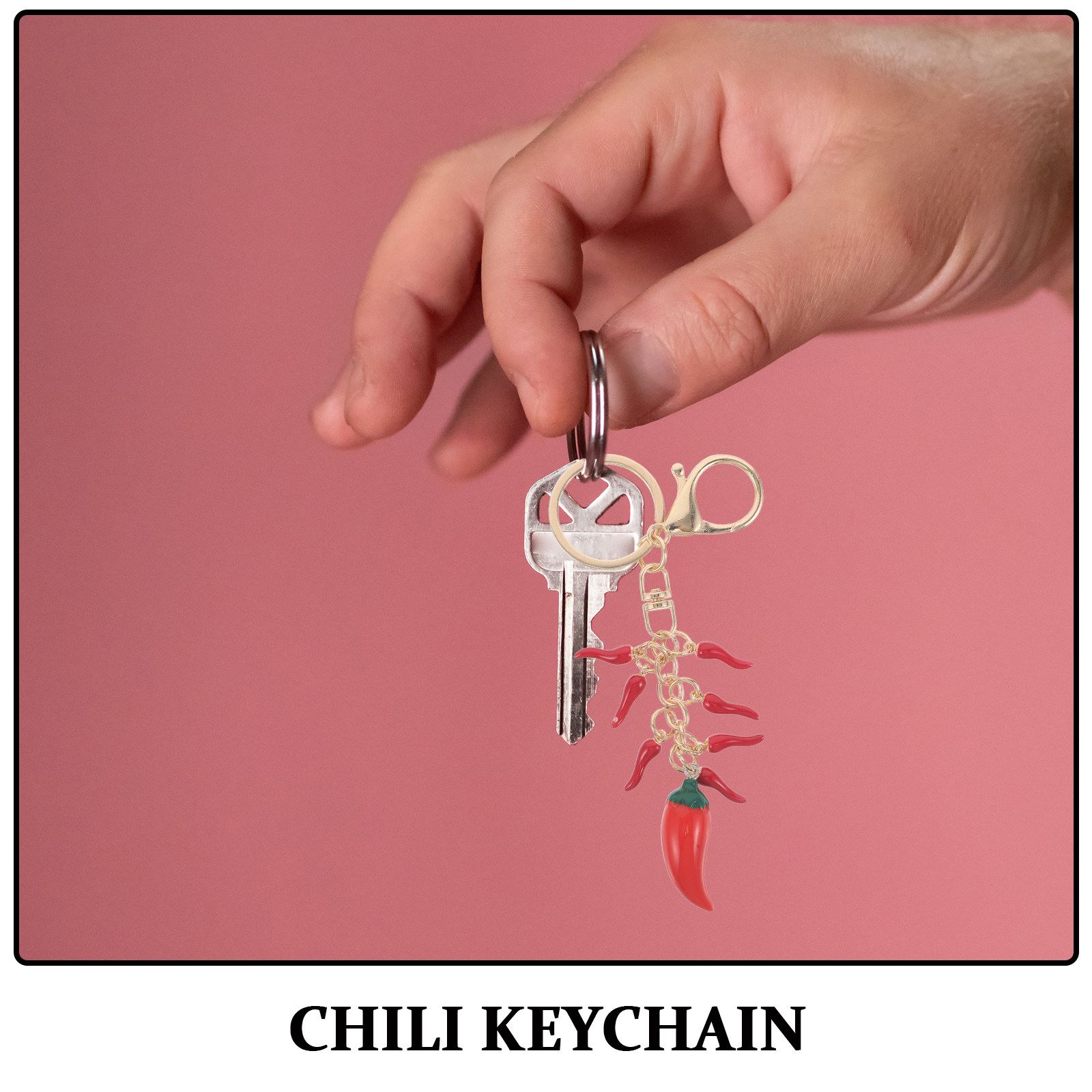 2Pcs Mini Chili Pepper Keychai - Mini Backpack Purse recension och pris