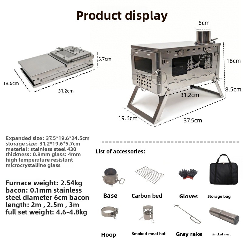 Stainless Steel Foldable Porta - Foldable Backpack Small recension och pris