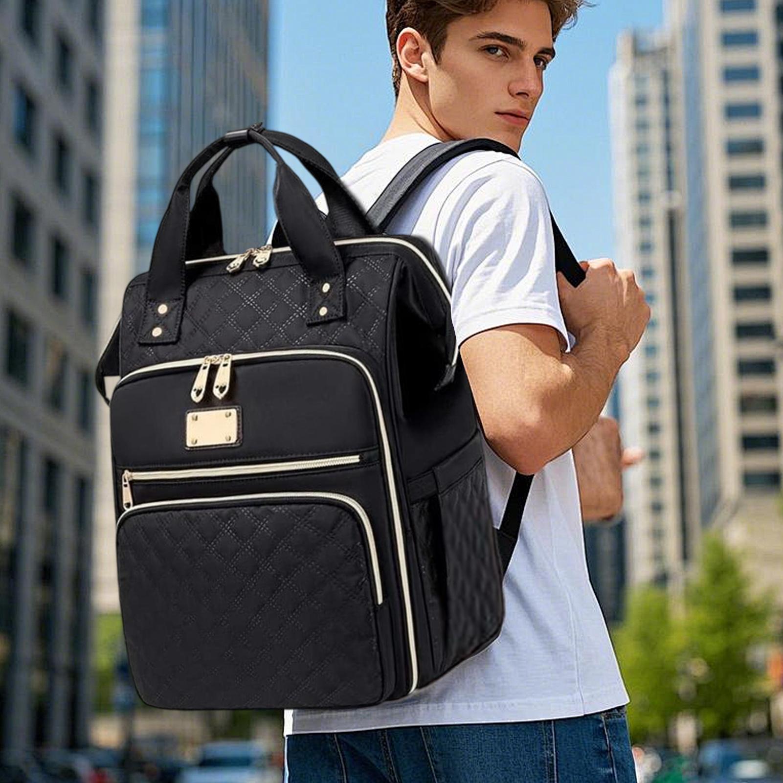 2-in-1 Lunch Backpack For Work - Laptop Backpack 15.6 recension och pris