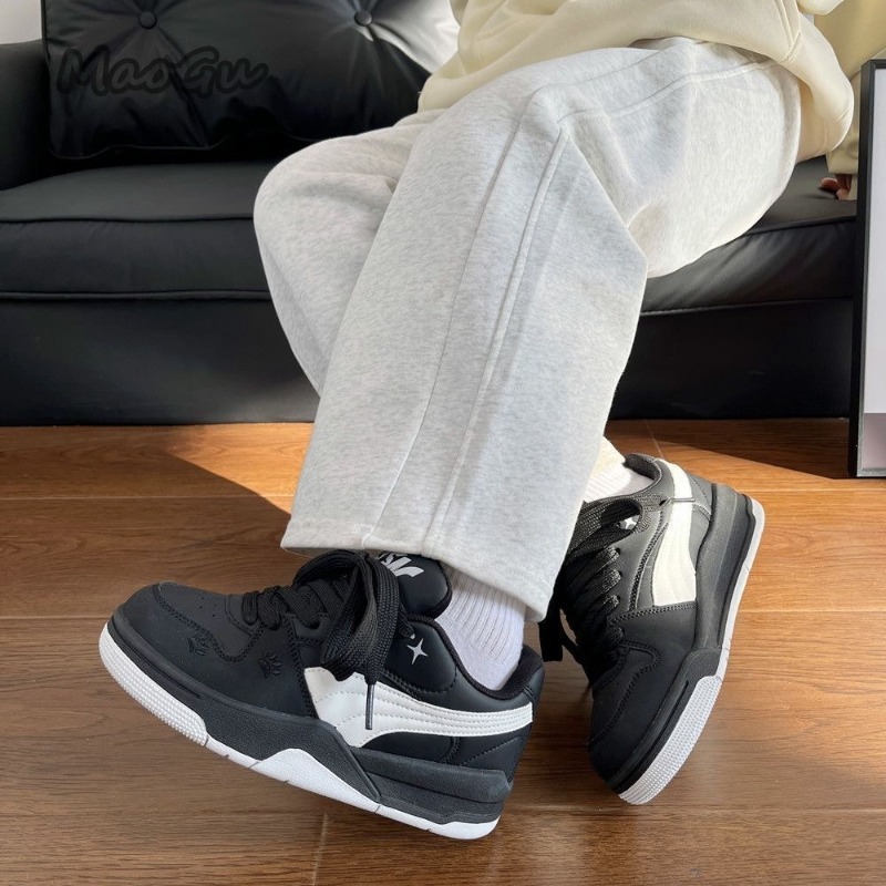 Women's Black White Leather Sk - Vans Shoes Old Skool recension och pris