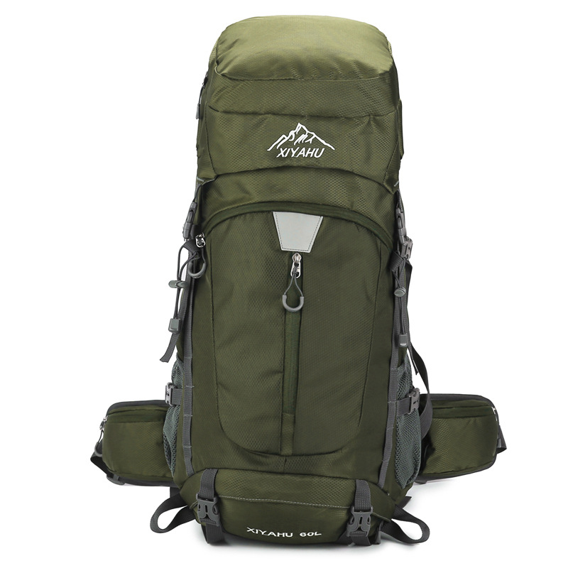 60L Camping Backpack Travel Ba - Rain Cover Backpack recension och pris